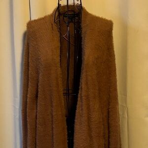 Banana Republic Camel Brown Eyelash Sweater